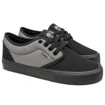 Tênis Qix NB Vulcanizado Preto Grafite Tênis Qix NB Vulcanizado Preto Grafite