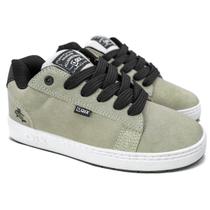 Tênis Qix Pro Model Allan Mesquita x Chorão Cinza Preto Tênis Qix Pro Model Allan Mesquita x Chorão Cinza Preto
