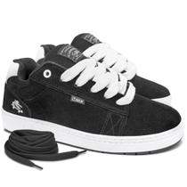 Tênis Qix Pro Model Allan Mesquita x Chorão Preto Branco Tênis Qix Pro Model Allan Mesquita x Chorão Preto Branco