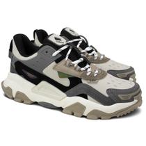 Tênis Qix Skate Trek Bege Grafite Original Tênis Qix Skate Trek Bege Grafite Original