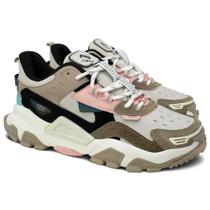Tênis Qix Skate Trek Bege Rose Original