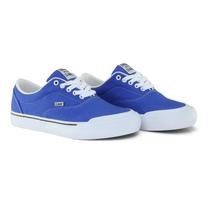 Tênis QIX Sunset Chorão Royal Branco Tam 36 Skate Lona Vulcanizado Conforto