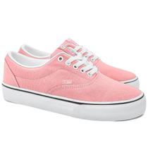 Tênis Qix Sunset Vulcan Rosa Bebe Branco Original