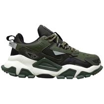 Tênis Qix Trek Adventure Higher Conforto Verde Selva Robusto Cor:Verde+BrancoTamanho:41