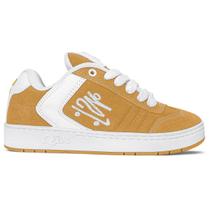 Tênis Qix Unissex Camurça Chorão Lado B Mostarda Branco