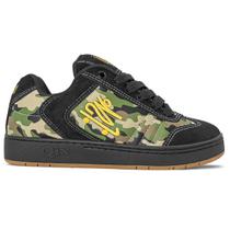 Tênis Qix Unissex Camurça Chorão Lado B Preto Camuflado