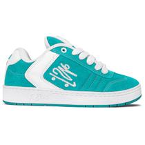 Tênis Qix Unissex Camurça Chorão Lado B Turquesa Branco