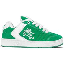 Tênis Qix Unissex Camurça Chorão Lado B Verde Branco