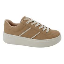 Tenis quiz feminino plataforma casual 69-1977-12 nude Tenis quiz feminino plataforma casual 69-1977-12 nude