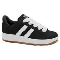 Tênis Quiz Flatform Listras Feminino Tênis Quiz Flatform Listras Feminino