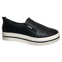 Tênis Quiz Slip On Casual Feminino
