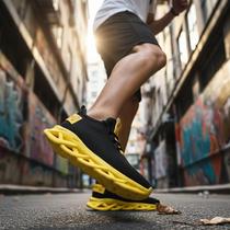 Tênis Racer Masculino De Academia Corrida Caminhada Com Design Leve E Moderno Tênis Racer Masculino De Academia Corrida Caminhada Com Design Leve E Moderno