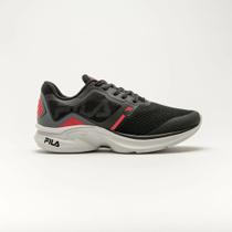 Tenis racer move masculino preto/grafite/vermelho