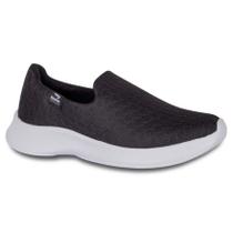 Tênis Rainha Dream III Unissex Preto Branco Caminhada Casual Confortável Academia Corrida Exercícios