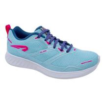 Tenis rainha flare feminino - azul/pink