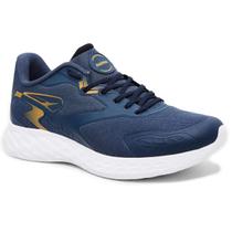 Tênis Rainha Play Masculino - Marinho e Dourado