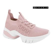 Tênis Ramarim Chunky Sneaker Flatform Tratorado Feminino - Rosa - 08639RO