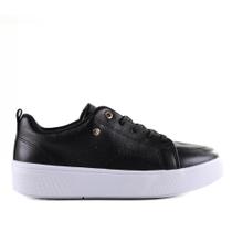 Tênis Ramarim Feminino Casual Couro 2482101 Preto