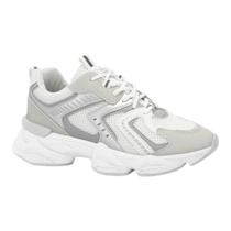 Tenis ramarim feminino plataforma casual 25-90131 branco