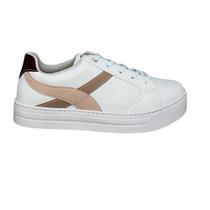 Tenis ramarim feminino plataforma casual 25-93122 branco