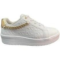 Tênis Ramarim Flatform Com Corrente Feminino Cor Branco