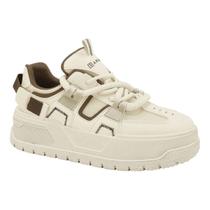 Tênis Ramarim Plataforma Casual Listra Fashion Feminino Tênis Ramarim Plataforma Casual Listra Fashion Feminino
