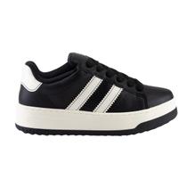 Tênis Ramarim Plataforma Feminino Preto Versátil 25-99201 Tênis Ramarim Plataforma Feminino Preto Versátil 25-99201