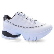 Tênis Ramarim Snk Fly High Tratorado Feminino Branco Preto