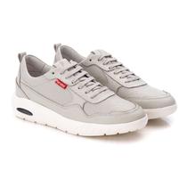 Tênis Ranster Sneaker Max masculino em Couro Bovino Tamanho:42Cor:Gelo
