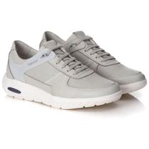 Tênis Ranster Sneaker Max Masculino em Couro Bovino Tamanho:43Cor:Gelo Tênis Ranster Sneaker Max Masculino em Couro Bovino Tamanho:43Cor:Gelo
