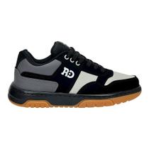 Tênis Redikal Skate Masculino RKT588 Preto/Cinza Tênis Redikal Skate Masculino RKT588 Preto/Cinza
