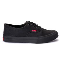 Tenis redley areia preto latex preto branco mono preto lr10 originals casual