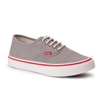 Tênis Redley Originals Cinza Leve Estilo Casual Para o Dia a Dia de Lona Algodão