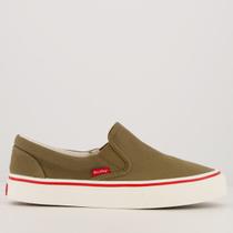 Tênis Redley Originals Slip On Marrom e Branco