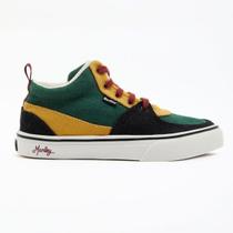 Tênis Redley Studio Multicolor Bob Marley Preto Amarelo Verde