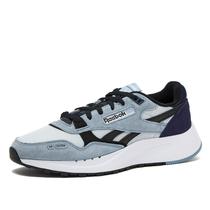 Tênis Reebok Classic Leather 2400 para homens Moon/Preto/Azul Tênis Reebok Classic Leather 2400 para homens Moon/Preto/Azul