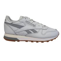 Tênis Reebok Classic Leather Feminino - Branco e Cinza