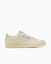 Tênis Reebok Club C 85 Vintage Feminino Bege/Azul Tênis Reebok Club C 85 Vintage Feminino Bege/Azul
