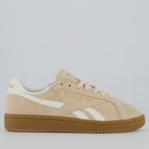 Tênis Reebok Club C Grounds UK Feminino Rosa e Branco Tênis Reebok Club C Grounds UK Feminino Rosa e Branco