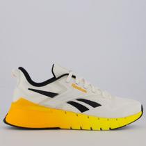Tênis Reebok Nano Gym Branco e Amarelo Tênis Reebok Nano Gym Branco e Amarelo
