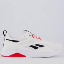 Tênis Reebok Nanoflex TR V2 Branco e Vermelho