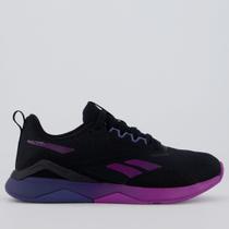 Tênis Reebok Nanoflex TR V2 Feminino Preto e Roxo
