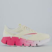 Tênis Reebok Zig Dynamica 5 Feminino Branco e Rosa