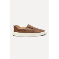 Tênis Reserva Asher Slip on marrom Couro Tênis Reserva Asher Slip on marrom Couro