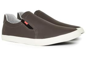 Tênis Reserva Go Lapa Slip On Couro Elástico Casual Calce Fácil Confortável 750010010 750010015 750170011