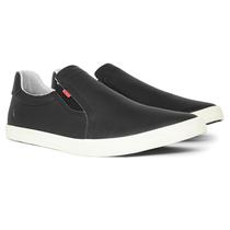 Tênis Reserva Go Lapa Slip On Couro Elástico Casual Calce Fácil Confortável 750010010