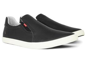 Tênis Reserva Go Lapa Slip On Couro Elástico Casual Calce Fácil Confortável