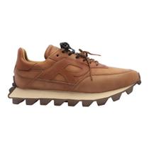 Tênis Reserva Yankee Leather Pais Masculino Marrom Claro Tênis Reserva Yankee Leather Pais Masculino Marrom Claro