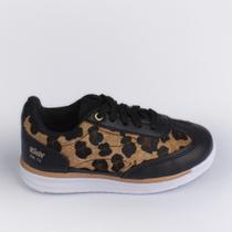 TÊNIS RK 70 PRETO/ONÇA Kidy TÊNIS RK 70 PRETO/ONÇA Kidy