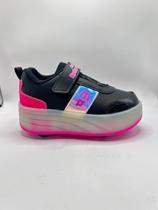 Tênis Rodinha Infantil Minipe MP2623S COR:PRETO-LILASTAMANO:28_29